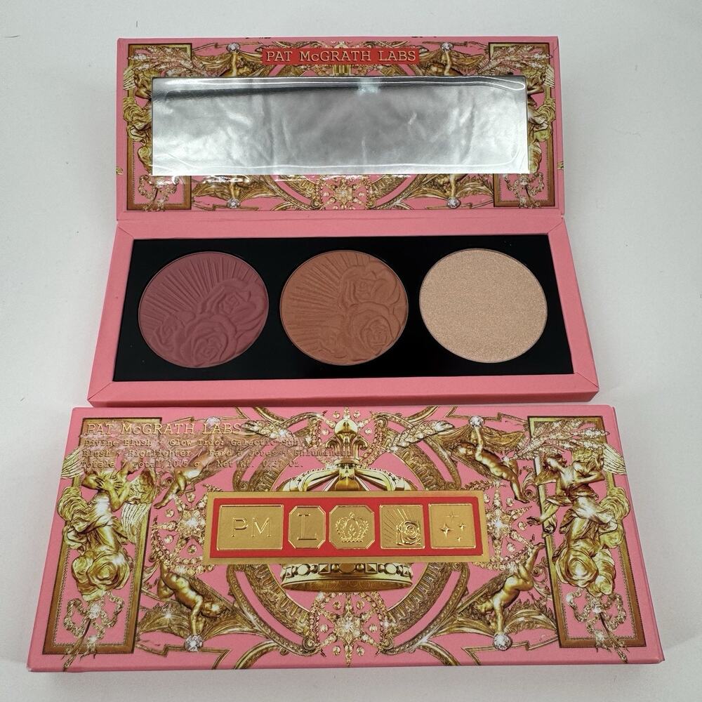 Pat McGrath Labs Divine Blush + Glow Trio Galactic Sun Limited Edition NIB